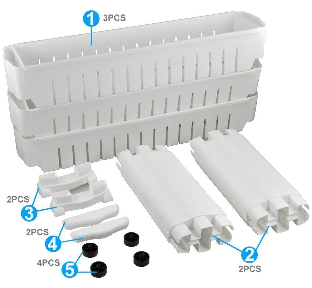 Multipurpose 3 Layer Slim Side Space Saving Storage Organizer Rack Shelf - Image 8