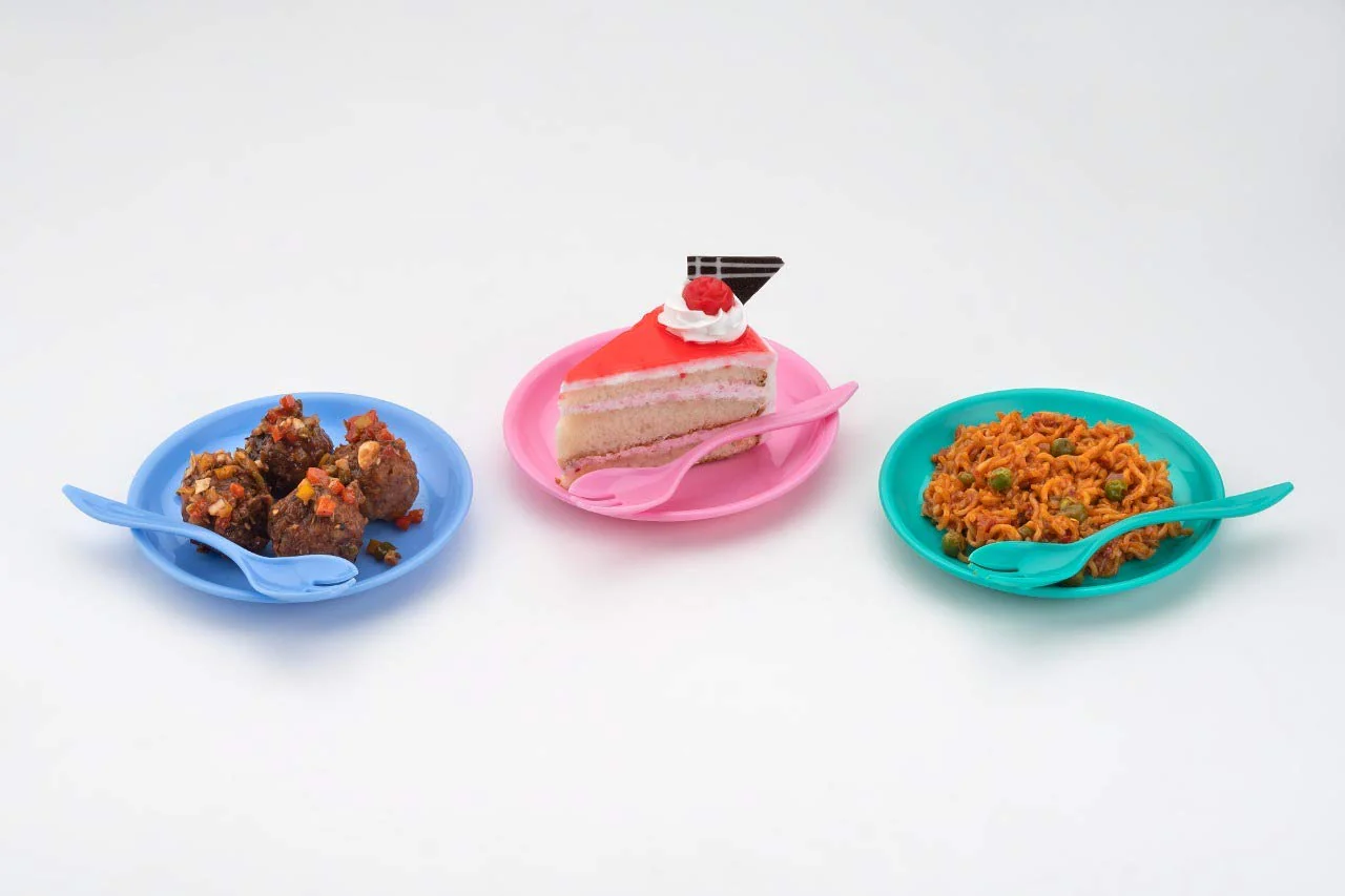 Multipurpose Snack Set 3 pcs - Spoon, Bowl and Dish - Image 3