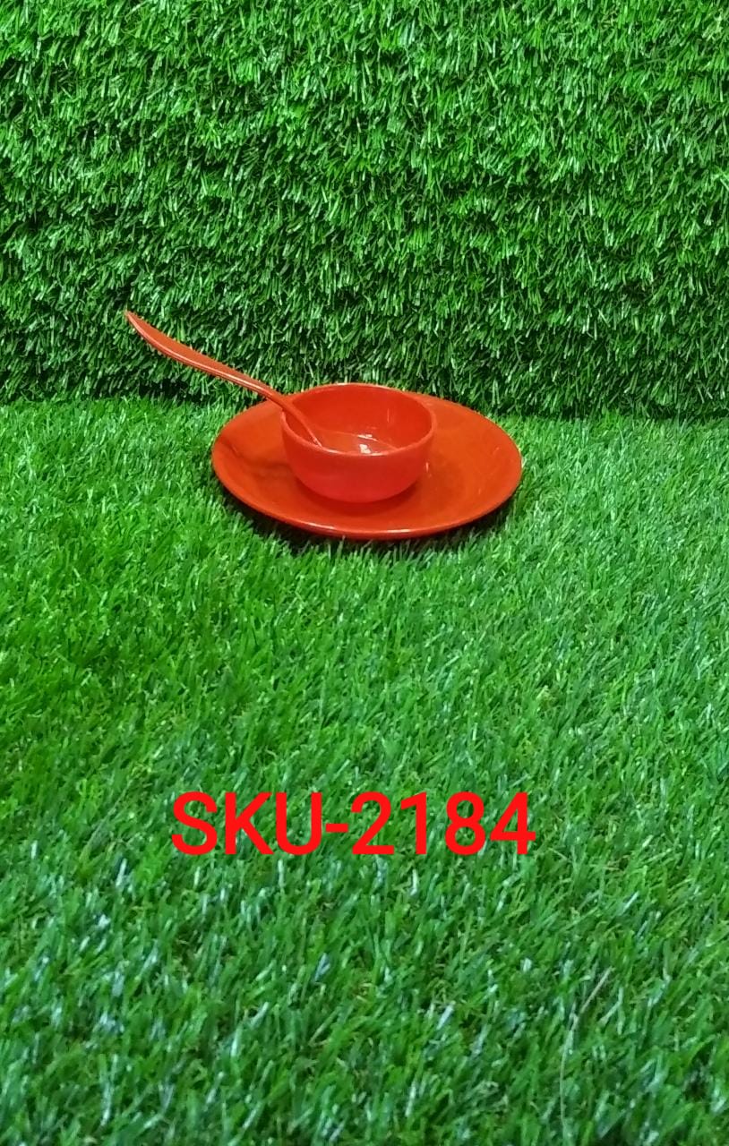 Multipurpose Snack Set 3 pcs - Spoon, Bowl and Dish - Image 9