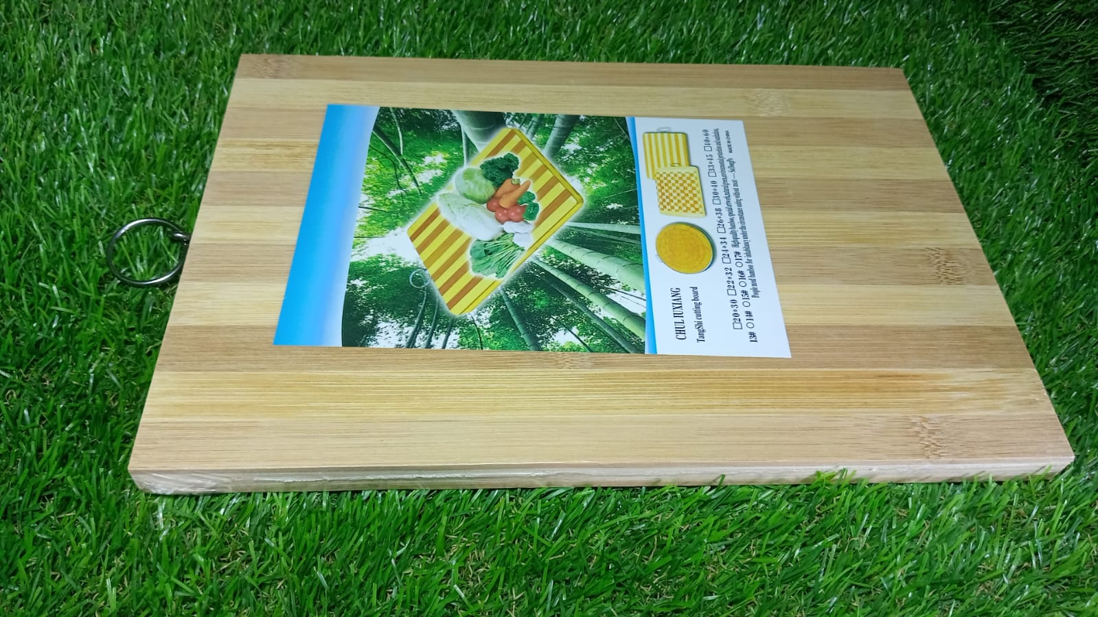 Natural Wood Chopping Board for Kitchen – Vegetables, Fruits & Cheese, BPA Free - Image 8