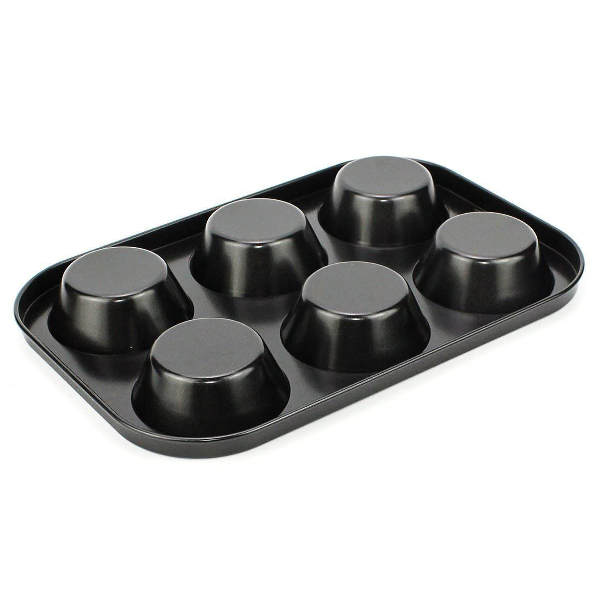 Non-Stick Reusable Cupcake Baking Slot Tray for 6 Muffin Cup - Image 5
