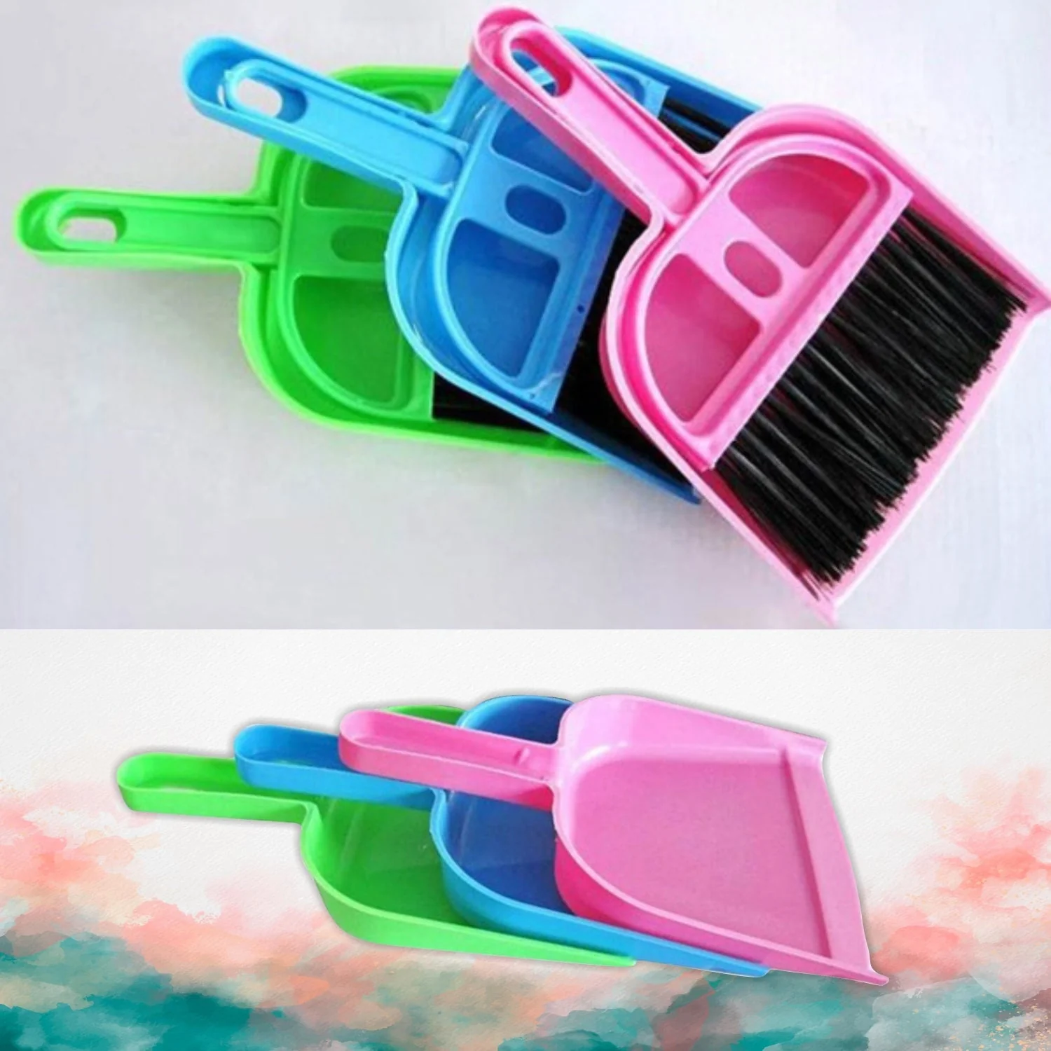 Mini Dustpan with Brush Broom Set for Multipurpose Cleaning, Supdi - 2 pcs - Image 4