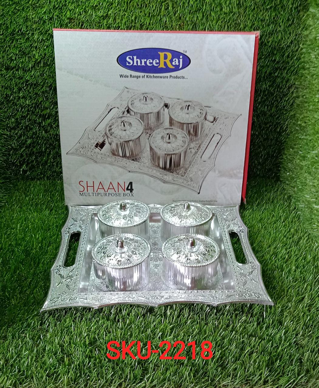 Dry Fruit Air Tight Bowls Tray with Lids 4 Section Snacks Mukhvas Dani - Image 6
