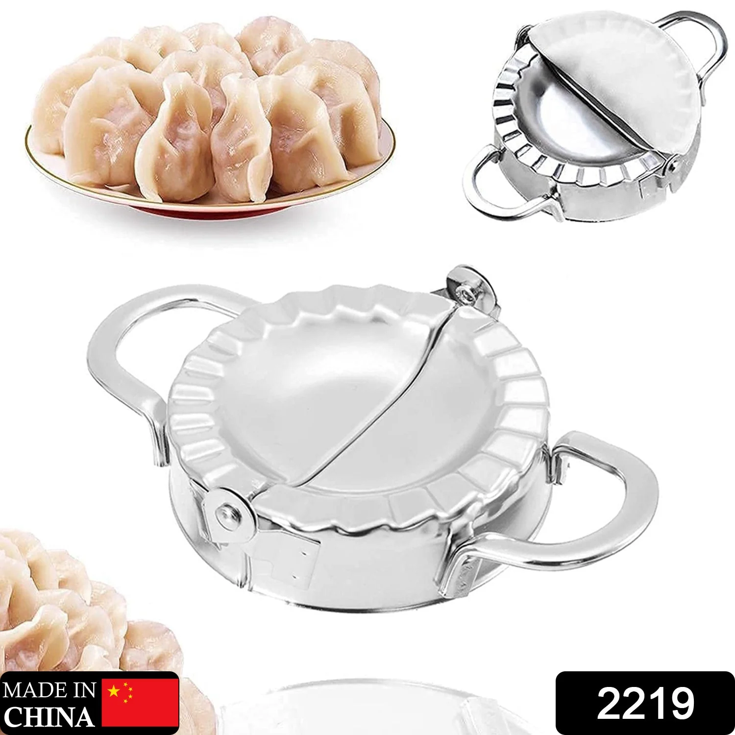 Stainless Steel Dumpling Maker, Ghughra maker, Dough Cutter Pie Mold Tool. - Image 2