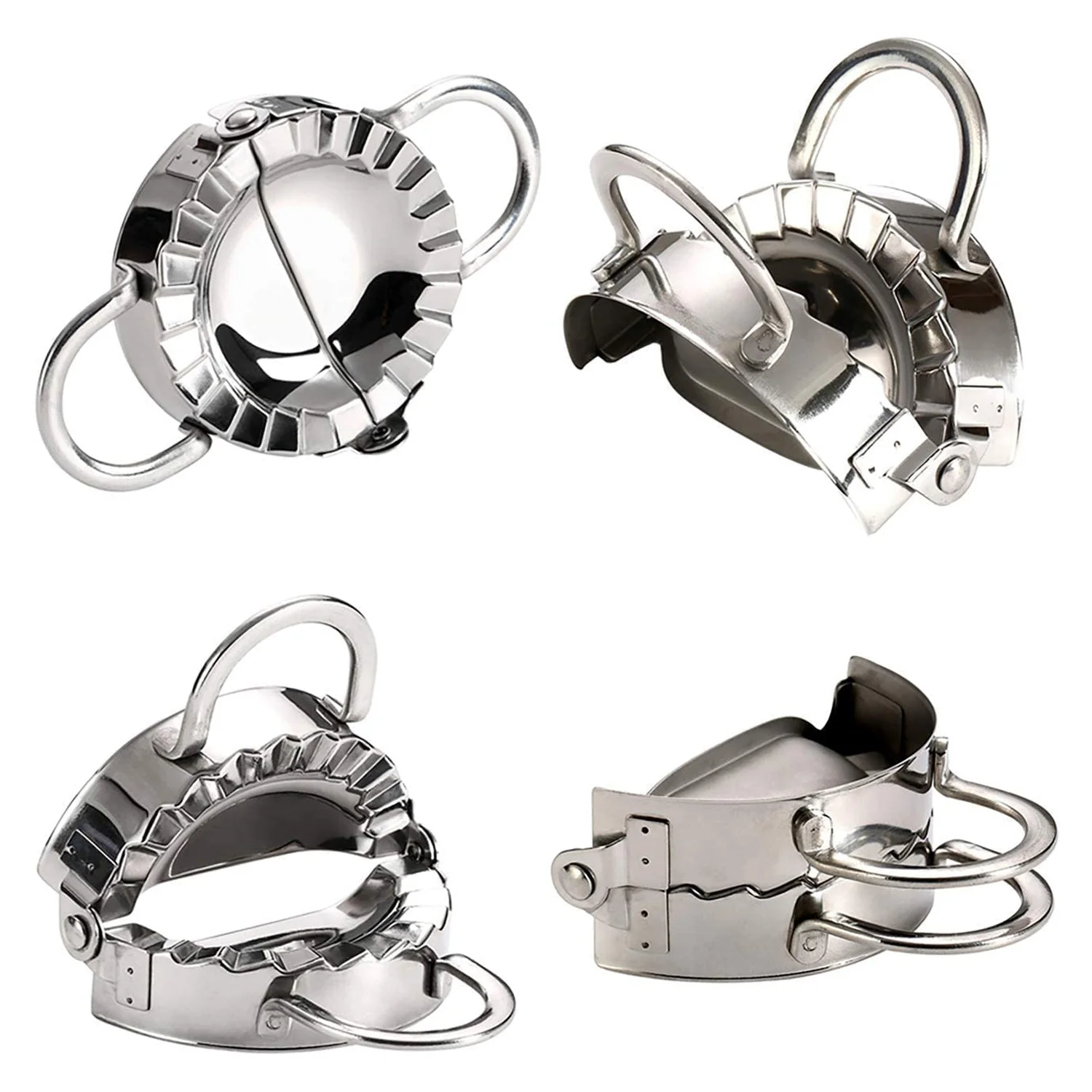 Stainless Steel Dumpling Maker, Ghughra maker, Dough Cutter Pie Mold Tool. - Image 3