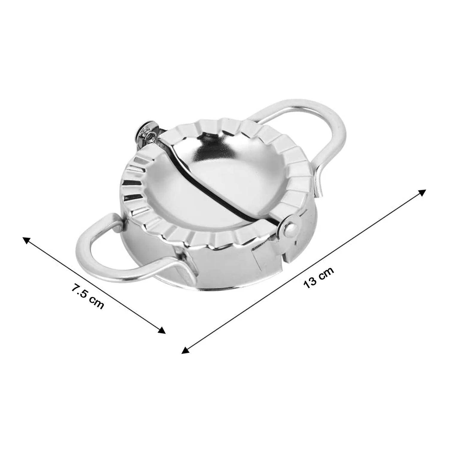 Stainless Steel Dumpling Maker, Ghughra maker, Dough Cutter Pie Mold Tool. - Image 5