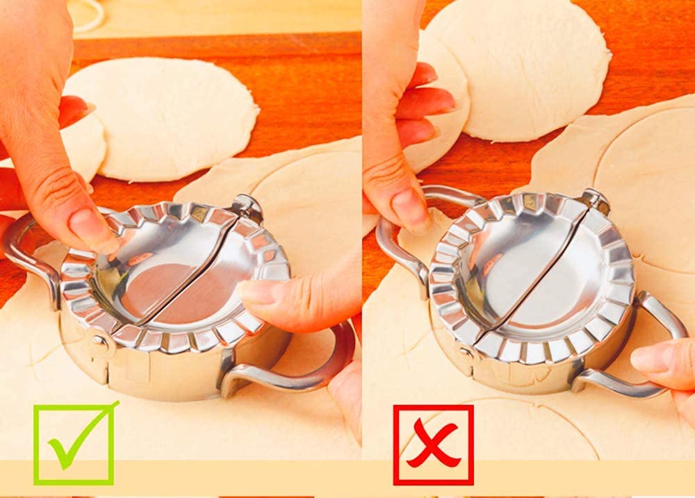 Stainless Steel Dumpling Maker, Ghughra maker, Dough Cutter Pie Mold Tool. - Image 8