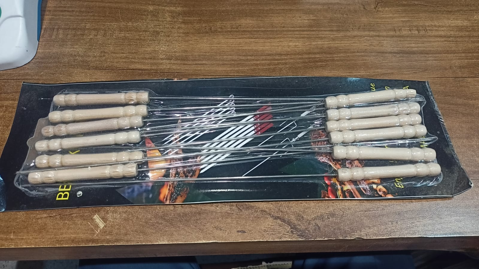 BBQ Tandoor Skewers Grill Sticks for Barbecue (Pack of 12) - Image 7