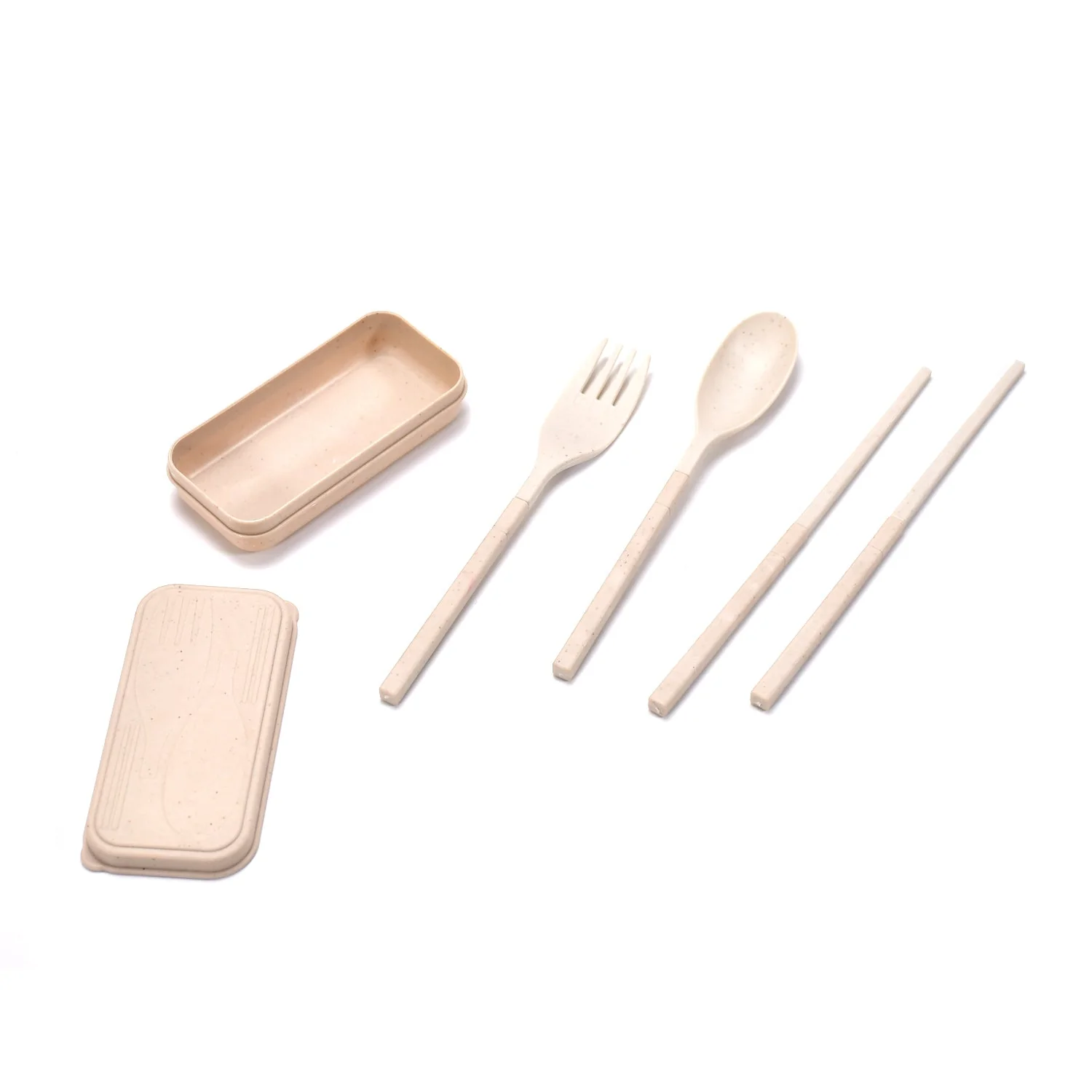 Spoon, Fork, Chopsticks Dinnerware Set 3 Pc - Image 4