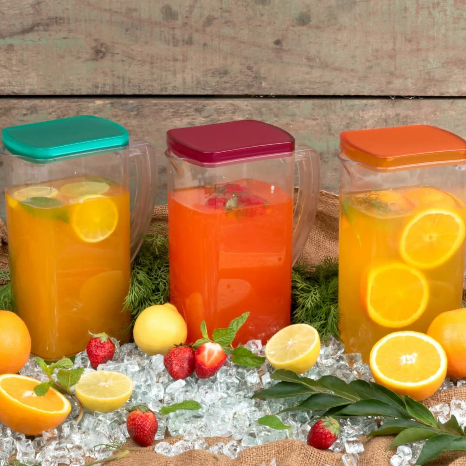 Resistant Glass Jug for Juice, Milk, Cold or Hot Beverages (plastic) - Image 3