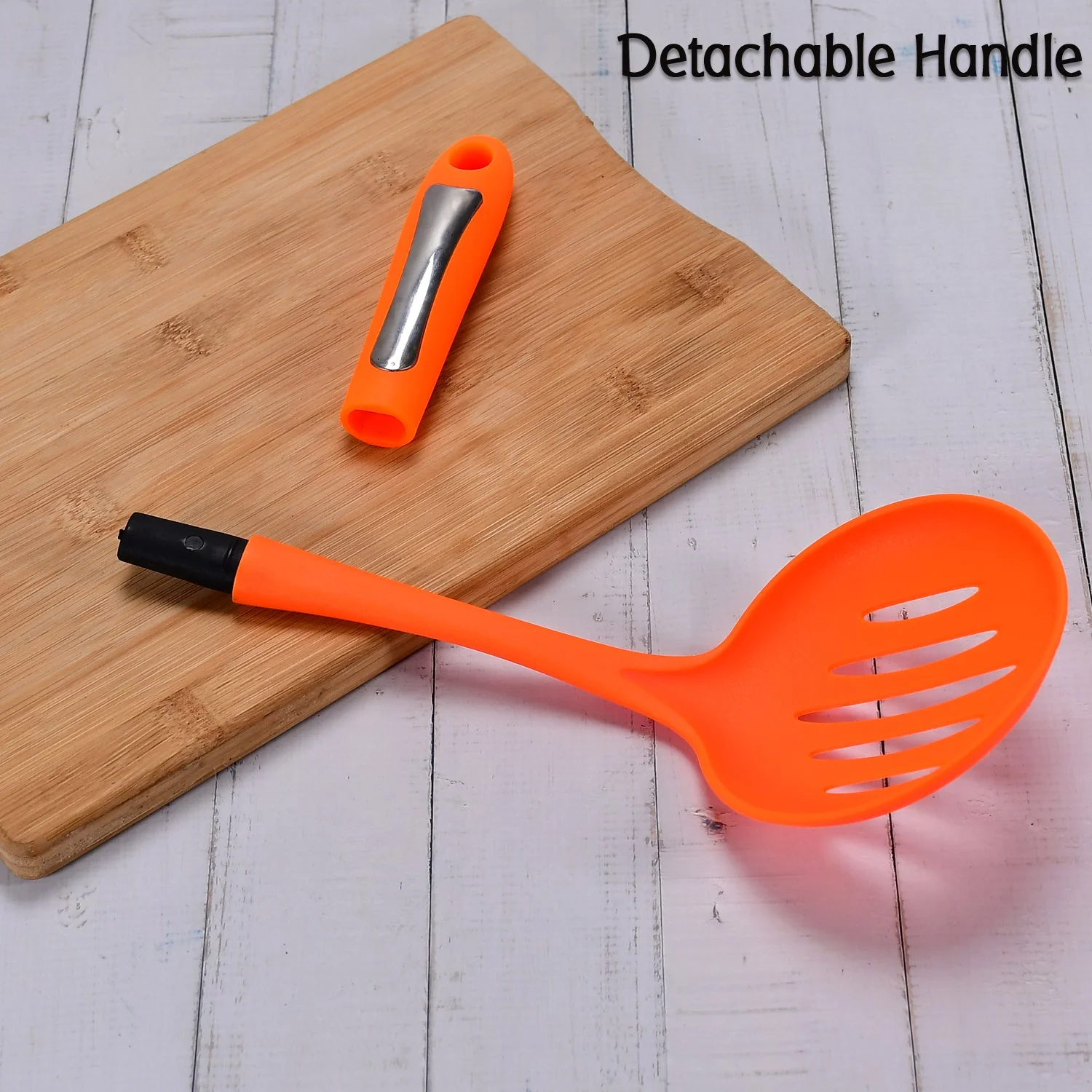 35 cm Cooking Shovel – Vegetable Colander Scoop & Filter Tool for Kitchen - Image 7