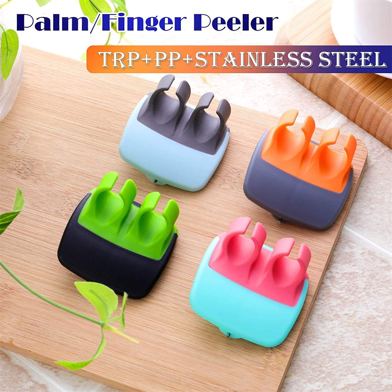 Hand Palm Peeler with Rubber Grip for Fruits & Vegetables - Image 7