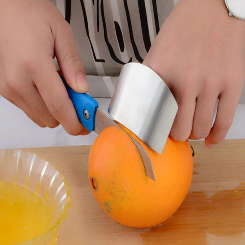 Stainless Steel Finger Guard Cutting Protector - Image 7
