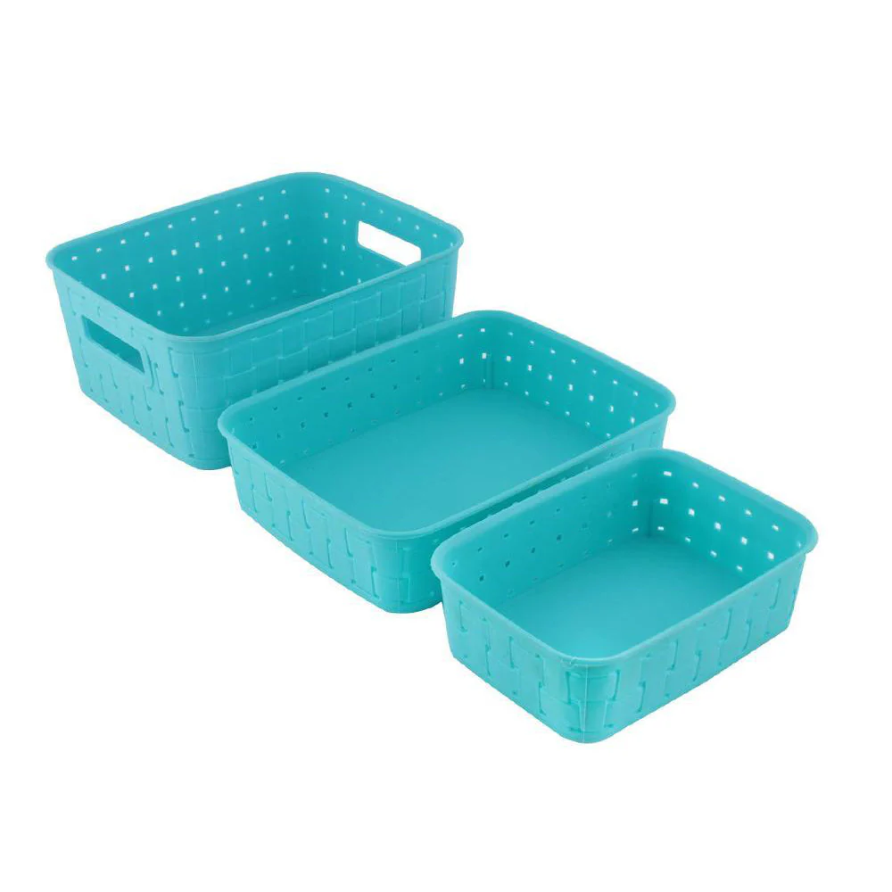 Multipurpose Smart Shelf Basket  Storage Basket (Set 3 Pc) - Image 5
