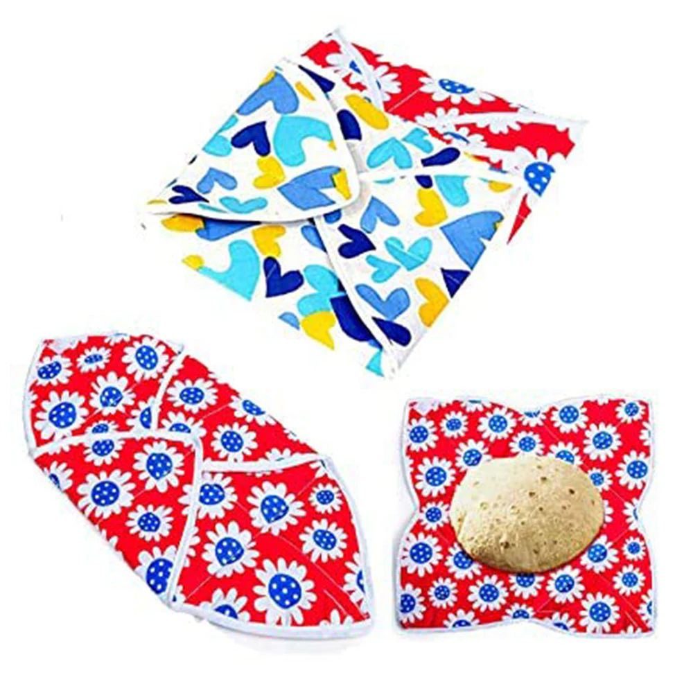 Square Hygienic Roti / Chapati Multi Print Design Cover - Image 10