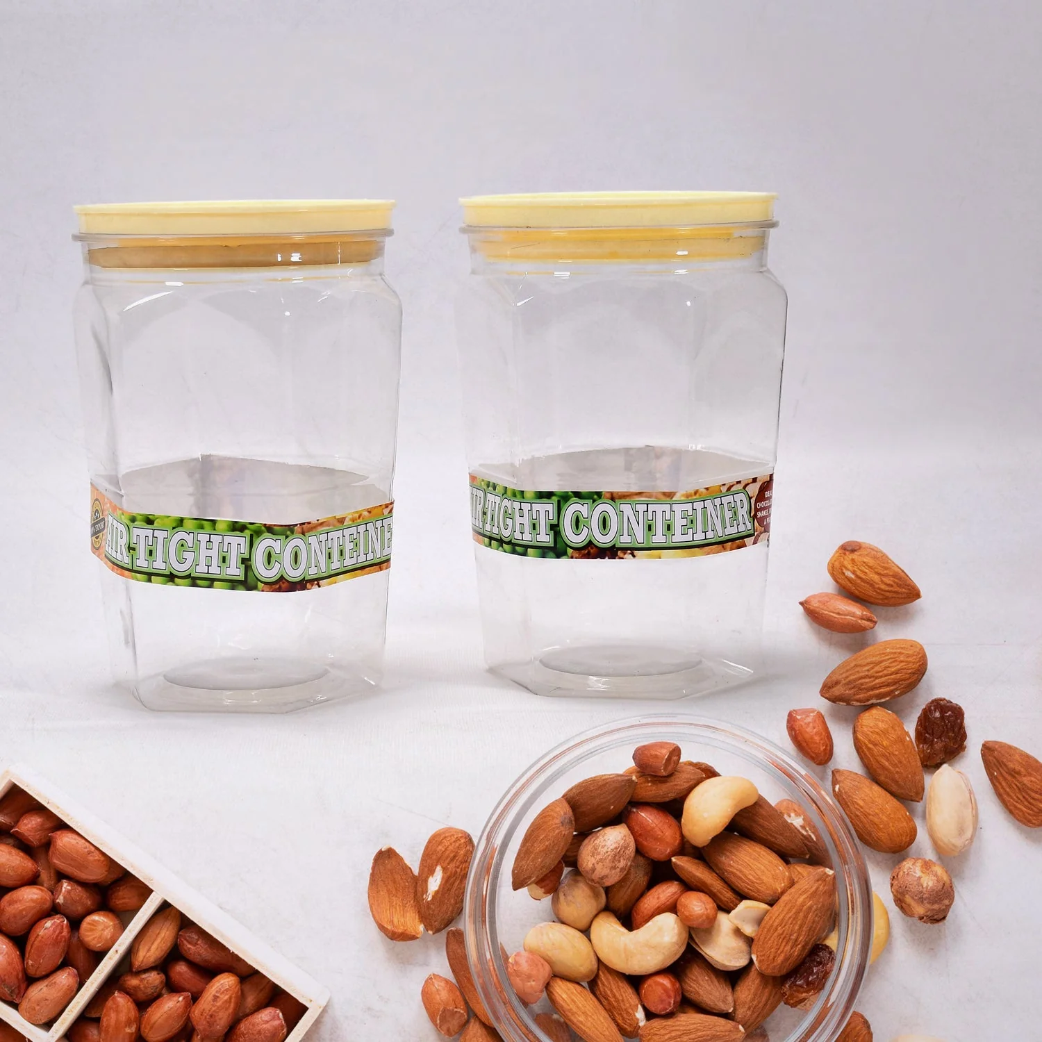 Air Tight Kitchen Storage Container  (Approx - 1100Ml, Set of 2pcs) - Image 3