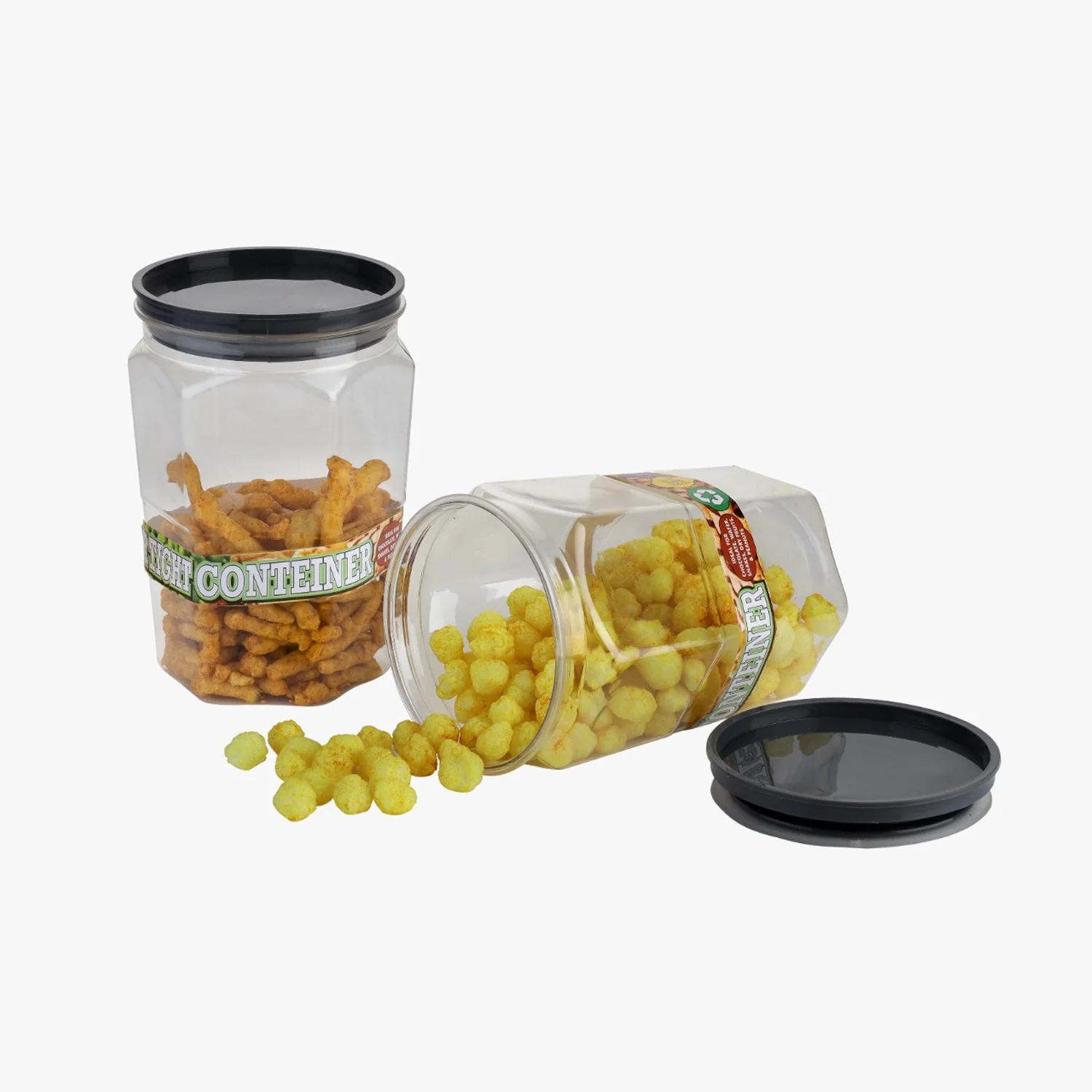 Air Tight Kitchen Storage Container  (Approx - 1100Ml, Set of 2pcs) - Image 4