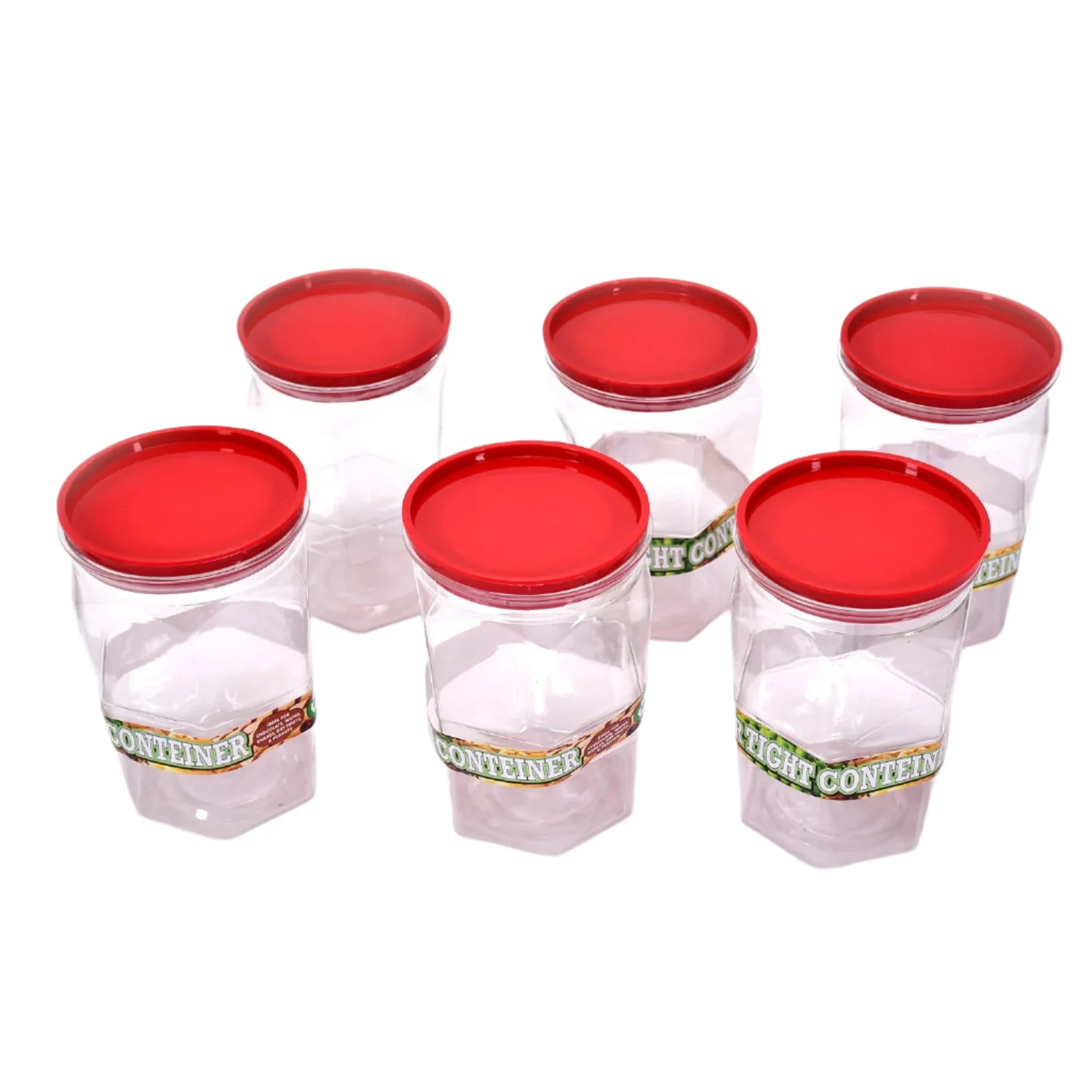 Air Tight Kitchen Storage Container (Approx - 1100Ml, Set of 6pcs) - Image 12