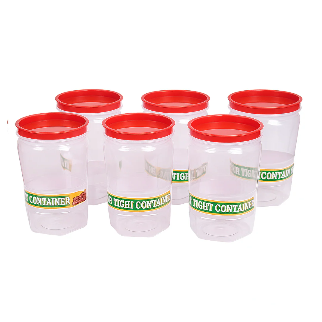Air Tight Kitchen Storage Container (Approx - 1100Ml, Set of 6pcs) - Image 4
