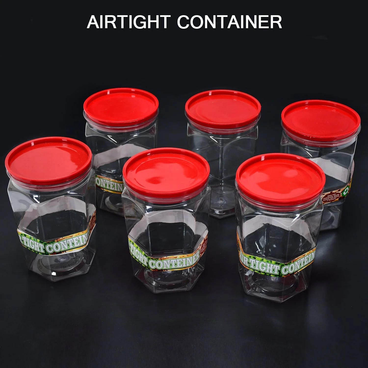 Air Tight Kitchen Storage Container (Approx - 1100Ml, Set of 6pcs) - Image 8
