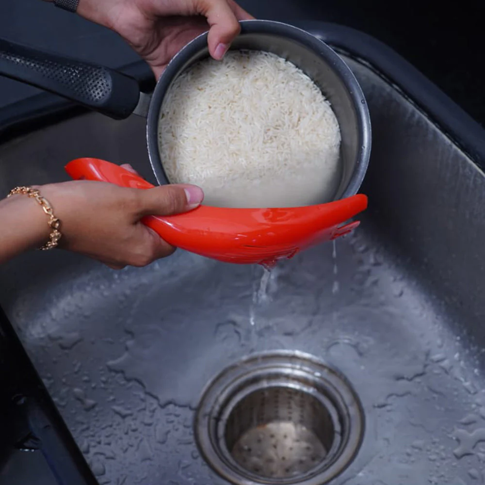 Rice Sieve Washer Practical Rice Strainer Spoon - Image 8
