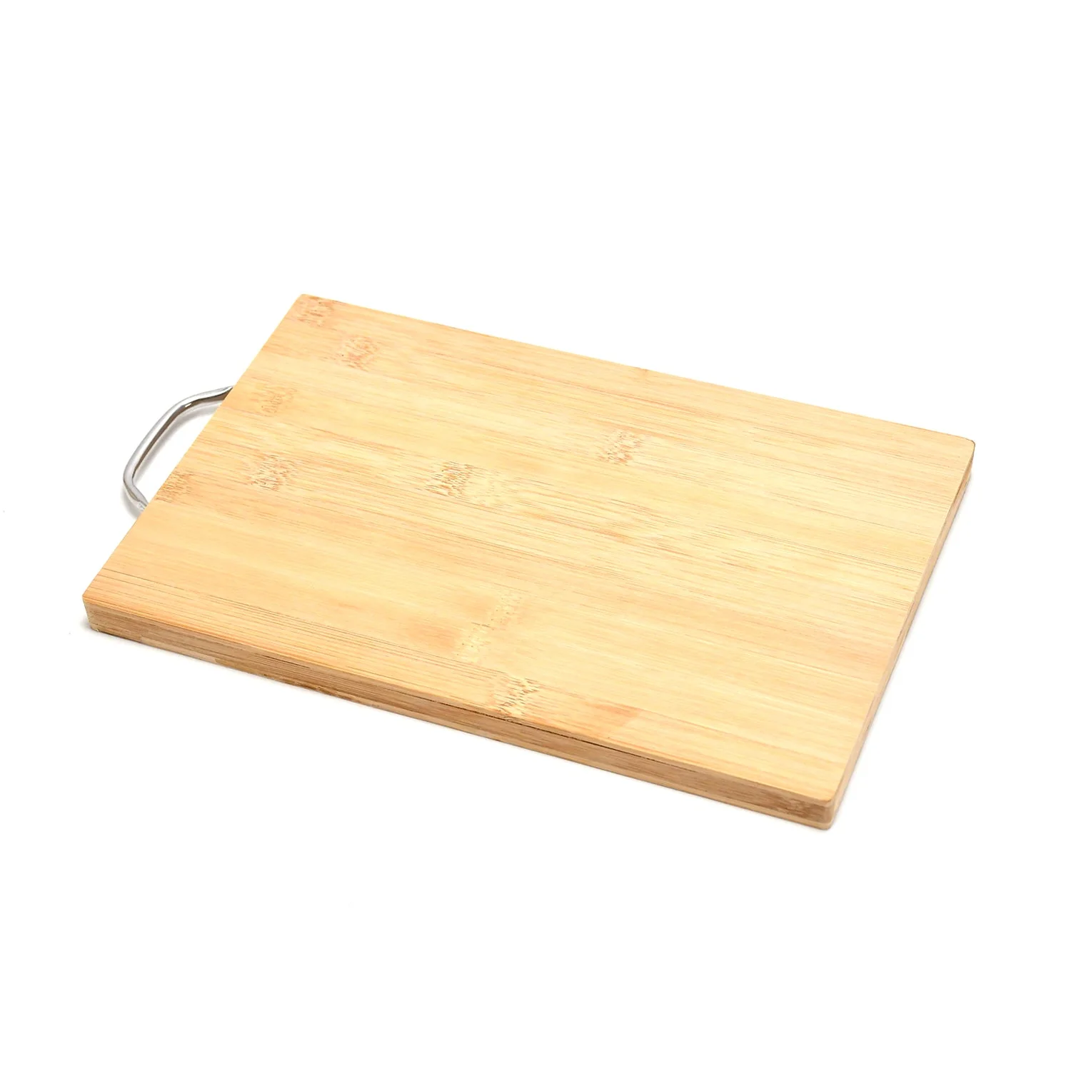 Thick Wooden Bamboo Kitchen Chopping Board with Holder for Fruits & Meat - Image 4