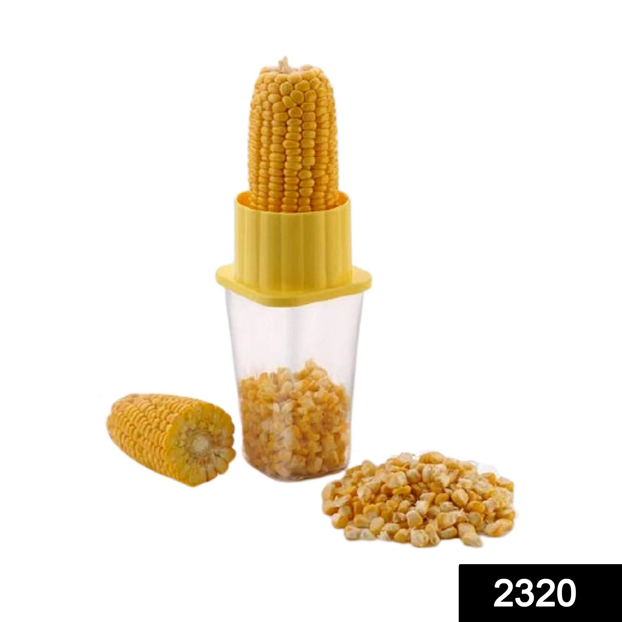 Multi Use Plastic Corn Stripper Cob Remover Bowl - Image 2