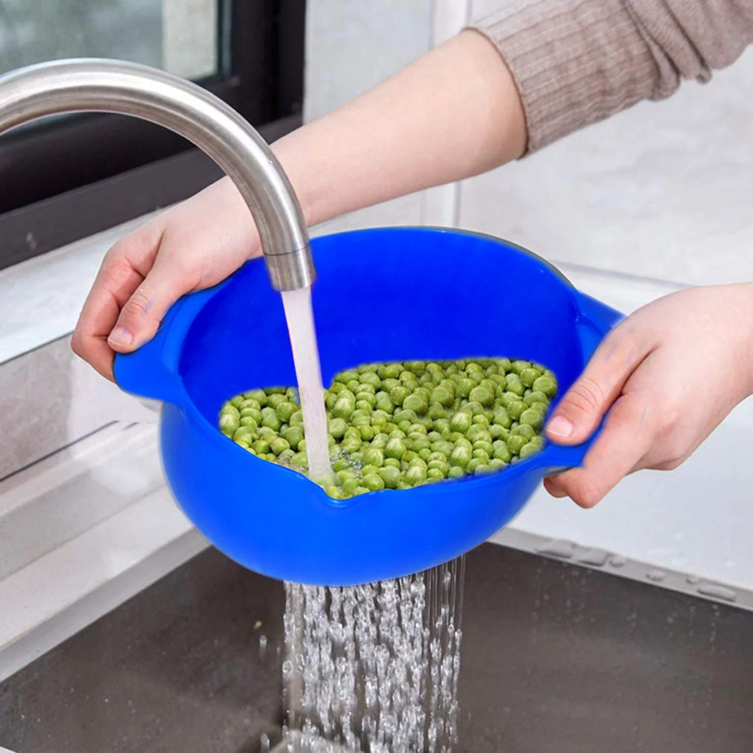 Double Layer Drain  Washing Kitchen Basket Strainer - Image 3