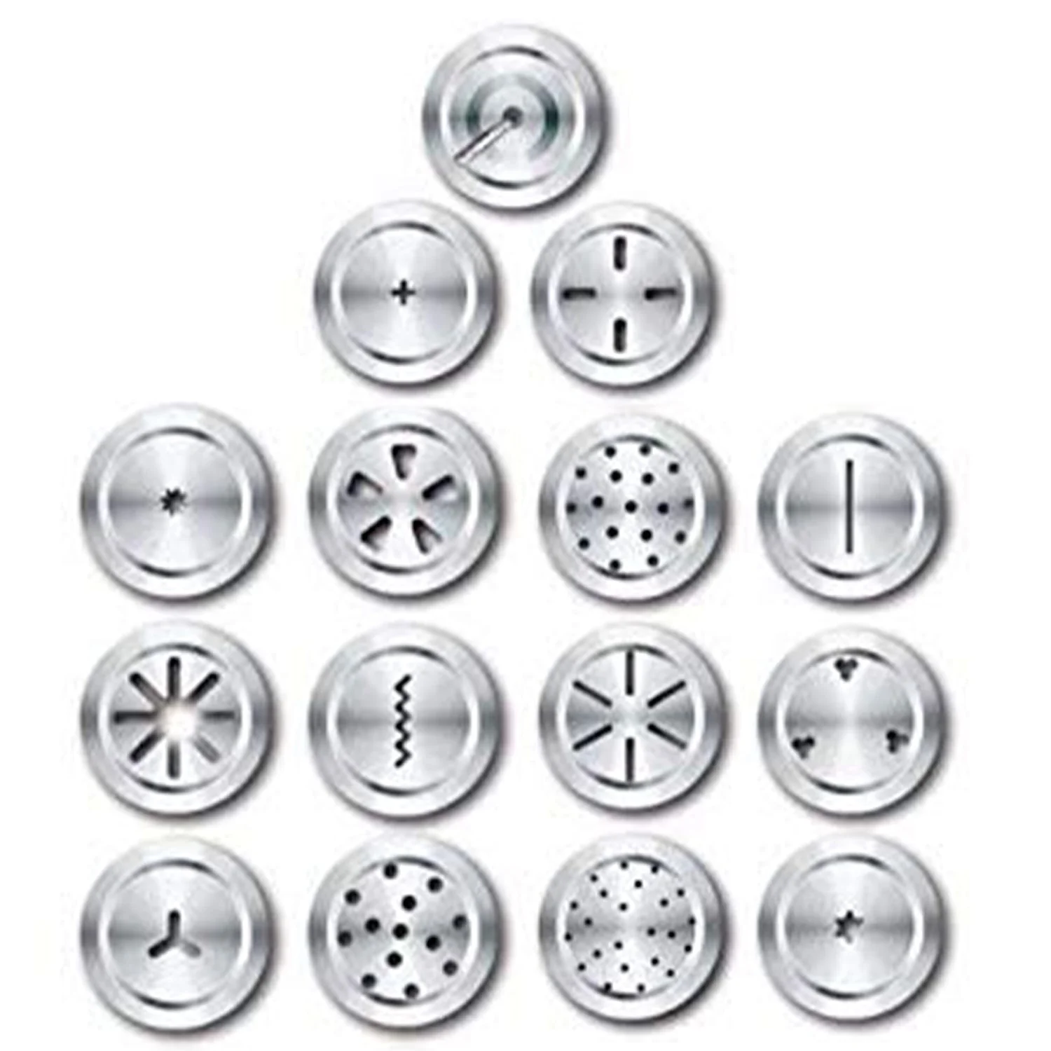 15 in 1 Stainless Steel Kitchen Press with Different Parts - Image 3