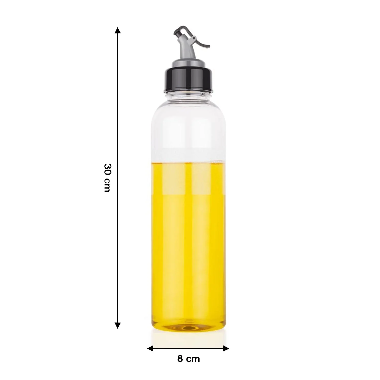 Oil Dispenser Transparent Plastic Oil Bottle |  1 Liter - Image 5