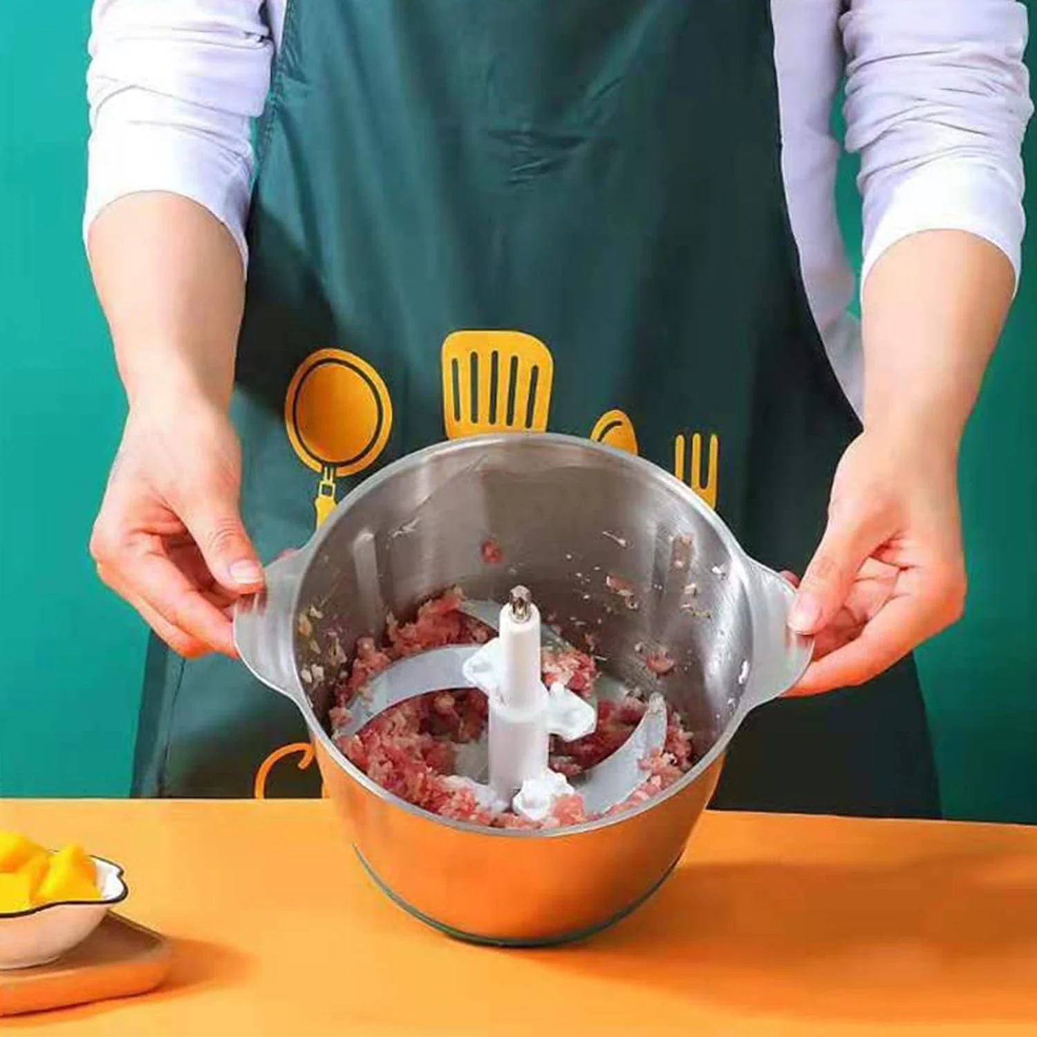 Stainless Steel Electric Meat Grinders with Bowl Heavy (3L) - Image 6