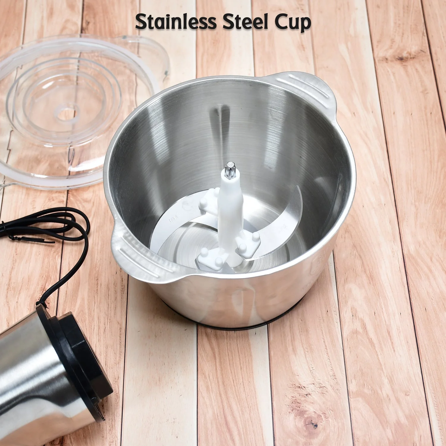 Stainless Steel Electric Meat Grinders with Bowl Heavy (3L) - Image 8