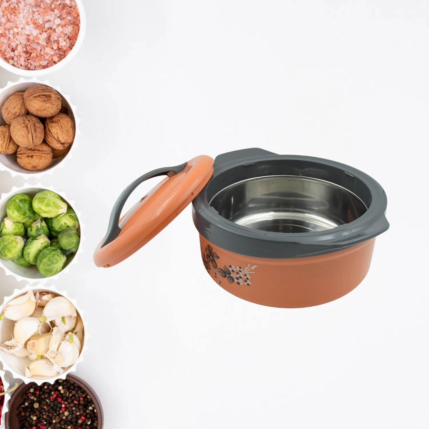 Casserole Box for Food Searving Inner Steel Insulated Casserole Hot Pot (Approx 2500 ml) - Image 5