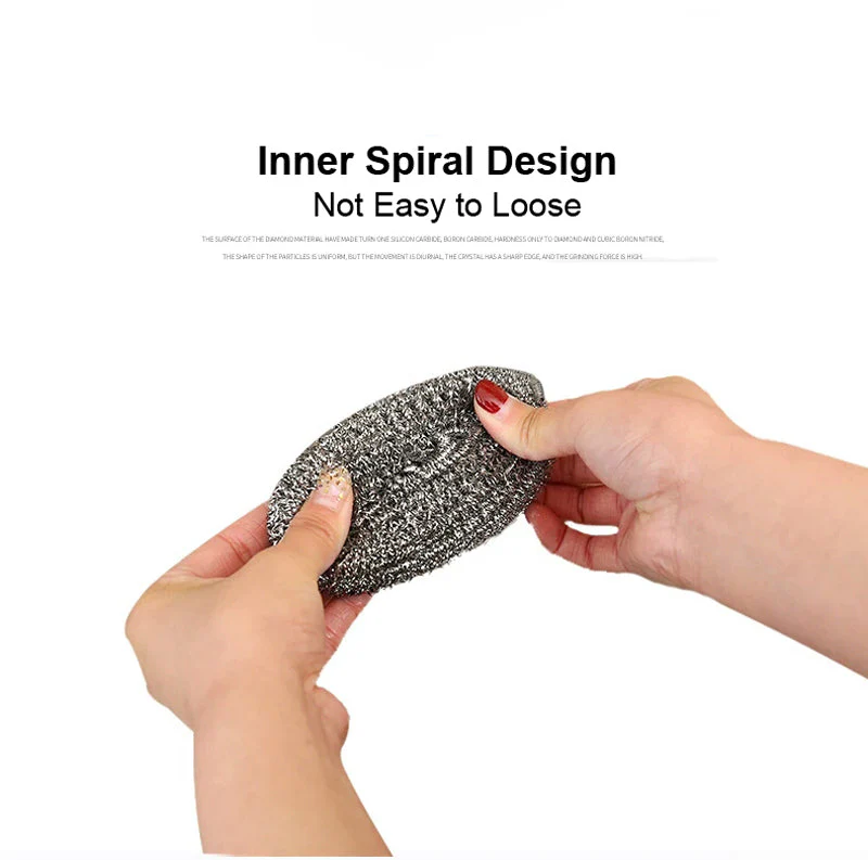 Round Shape Stainless Steel Ball Scrubber - Image 8