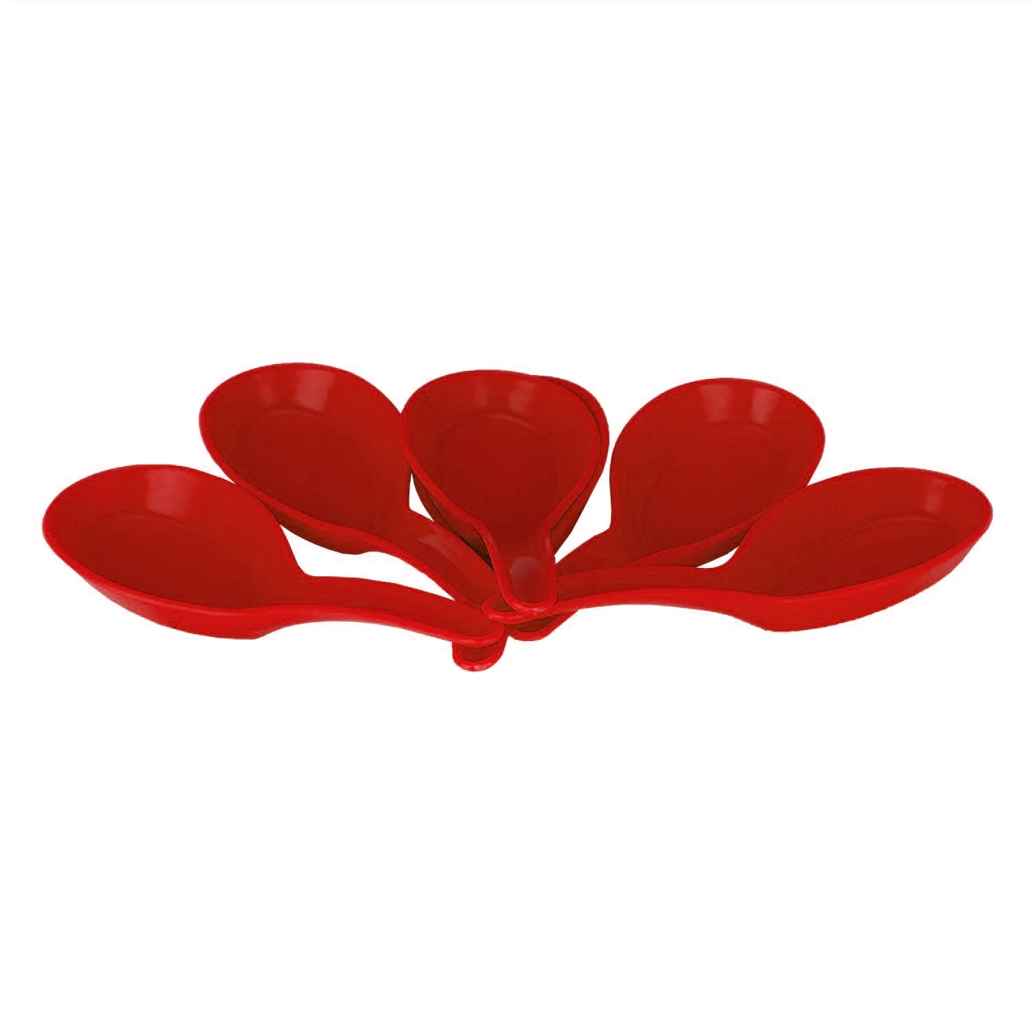 Microwave Safe, Unbreakable, Colorful Soup / Dessert Spoons, Food Grade Set of 6 Pcs - Image 4
