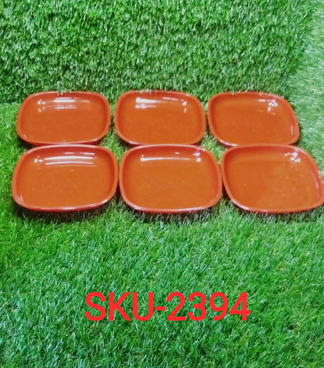 Microwave Safe Quarter Plates  Square 6 Pcs, - Image 6