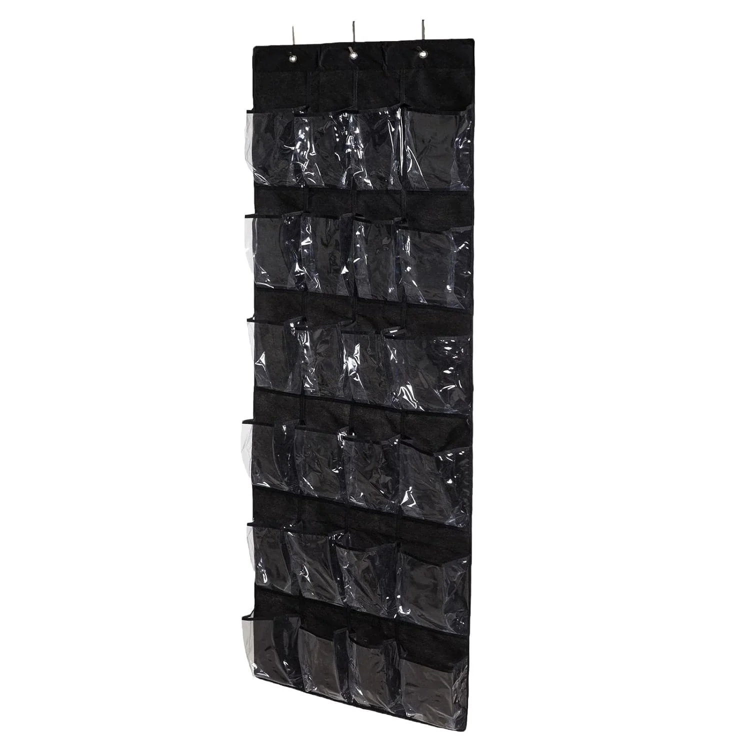 24 Grid Over the Door Shoe Organizer Rack Hanging Storage Space Saver (1 Pc) - Image 5