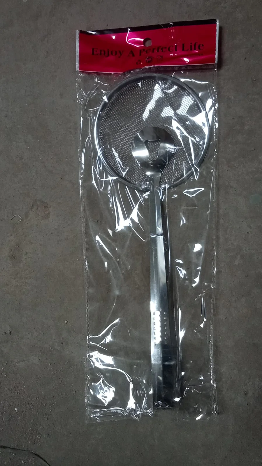2In1 Stainless Steel Filter Spoon with Clip Food Kitchen Oil-Frying Multi-Functional - Image 10