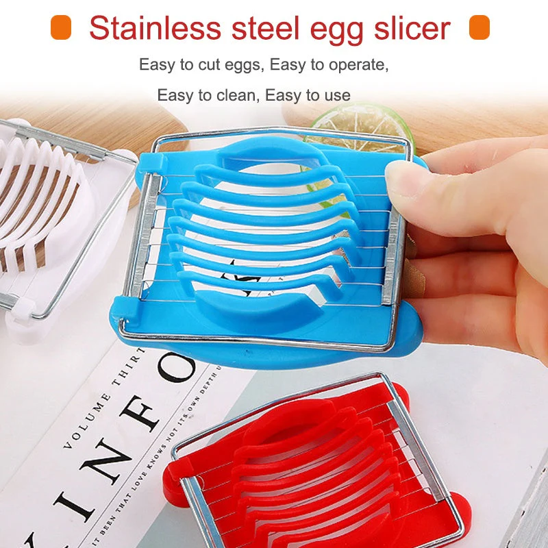 Plastic Multi Purpose Egg Cutter / Slicer with Stainless Steel Wires - Image 7