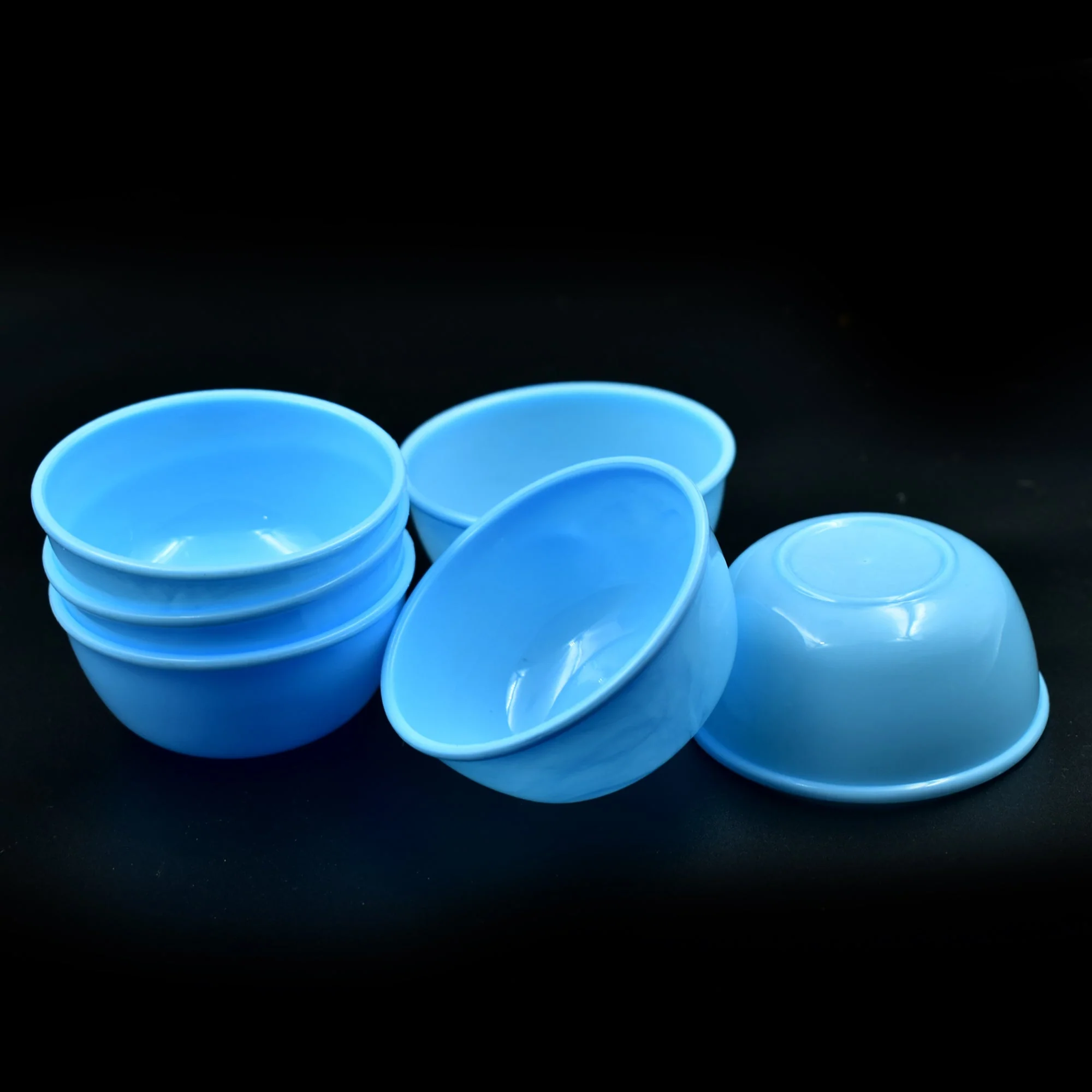 Small Plastic Bowl Set, Microwave Safe Unbreakable, Set of 6 - Image 3