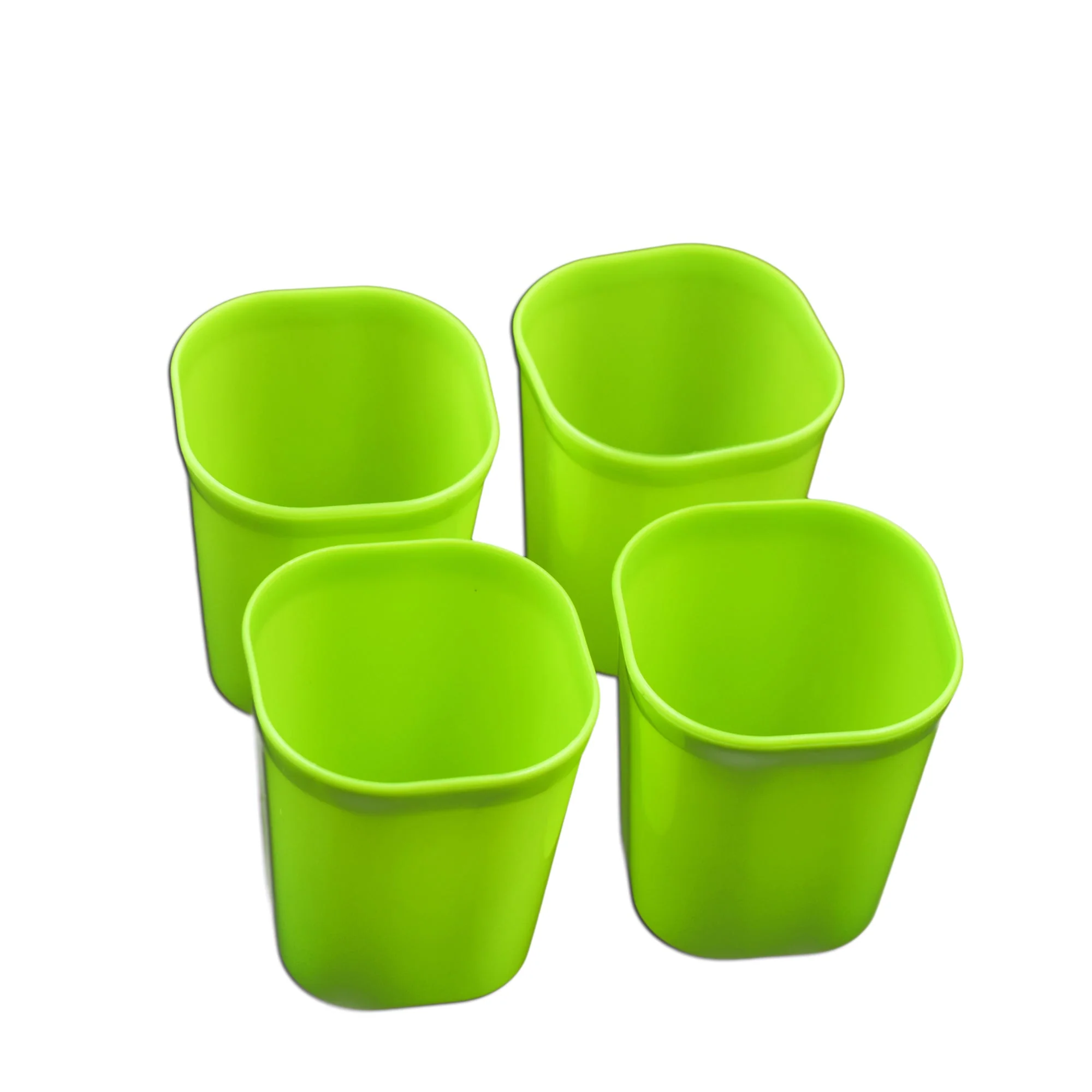 Plastic Drinking Glass Set For Drinking Milk Water Juice (Pack of 4) - Image 9