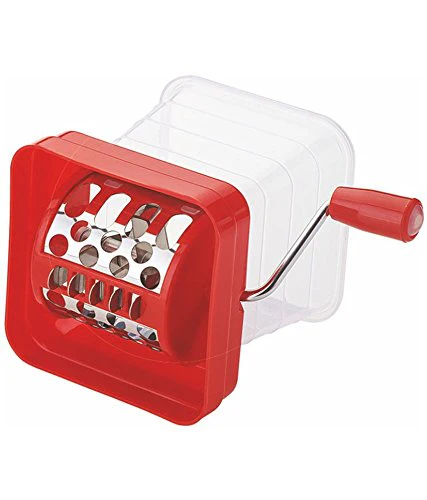Plastic Vegetable Chopper Cutter with Stainless Steel Blade - Image 7