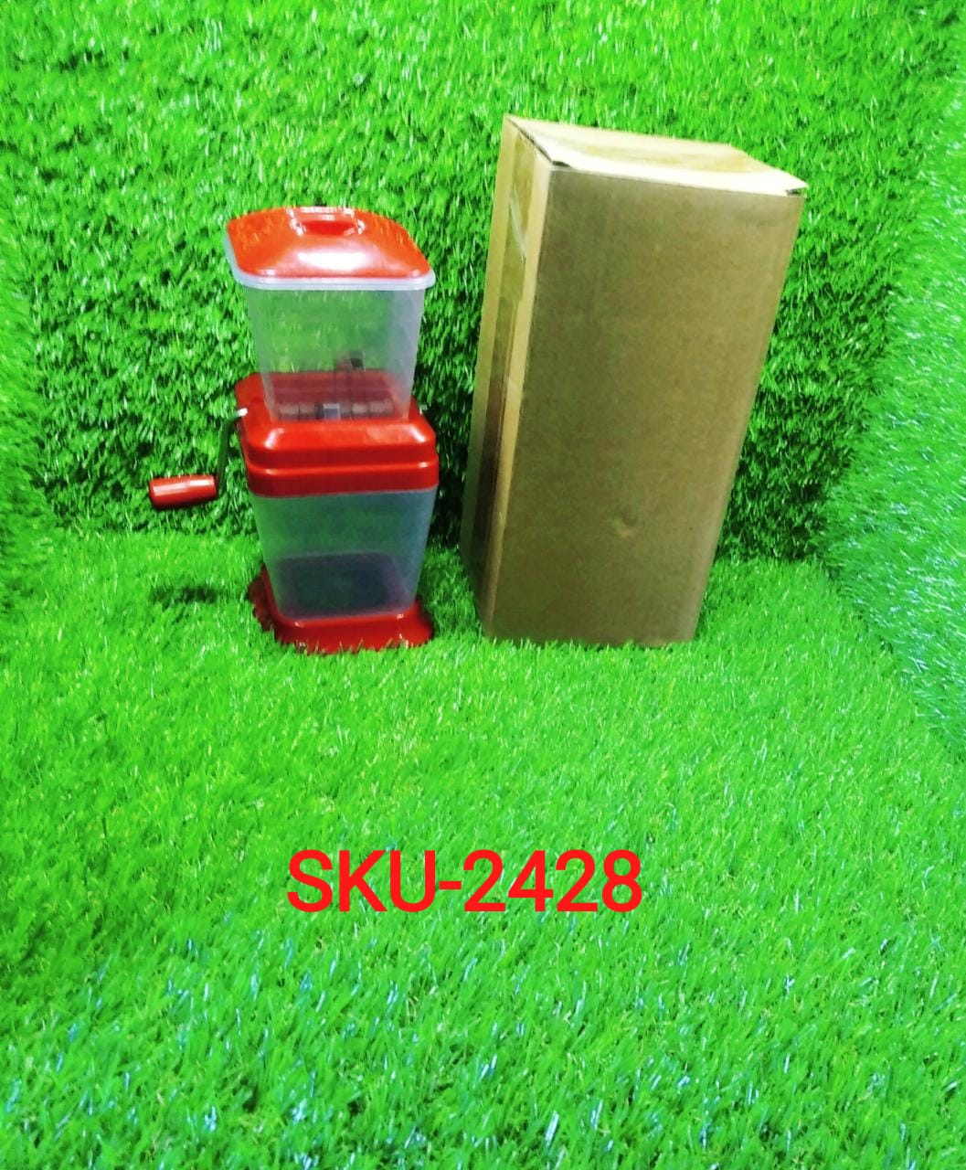 Plastic Vegetable Chopper Cutter with Stainless Steel Blade - Image 8