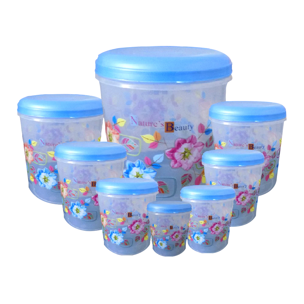 Air Tight Plastic Transparent Container Set - Image 5