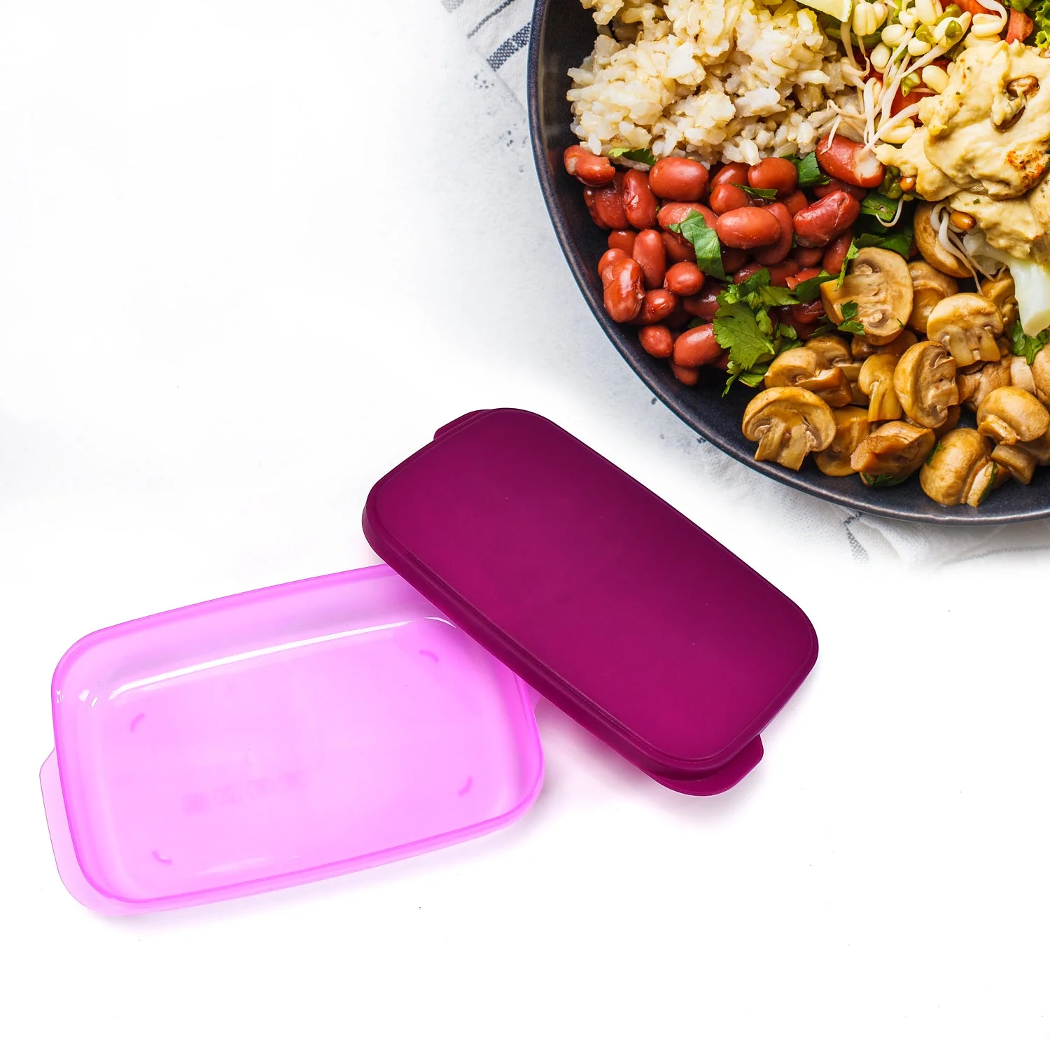 Unbreakable Leak-Proof BPA-Free Lunch Box with 2 Containers & Spoon - Image 6