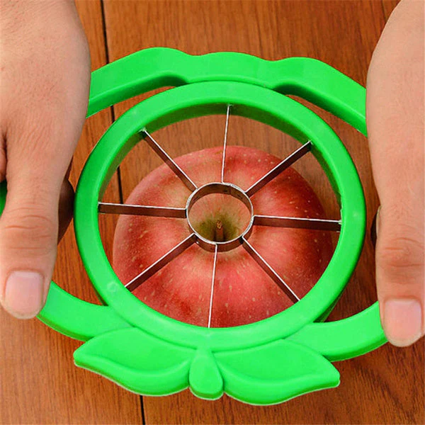 Plastic Apple Cutter Slicer with 8 Blades and Handle - Image 3