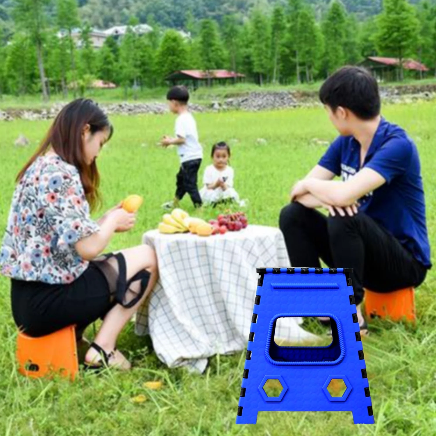 Plastic pick and move strong step stool table 18 INCH - Image 5