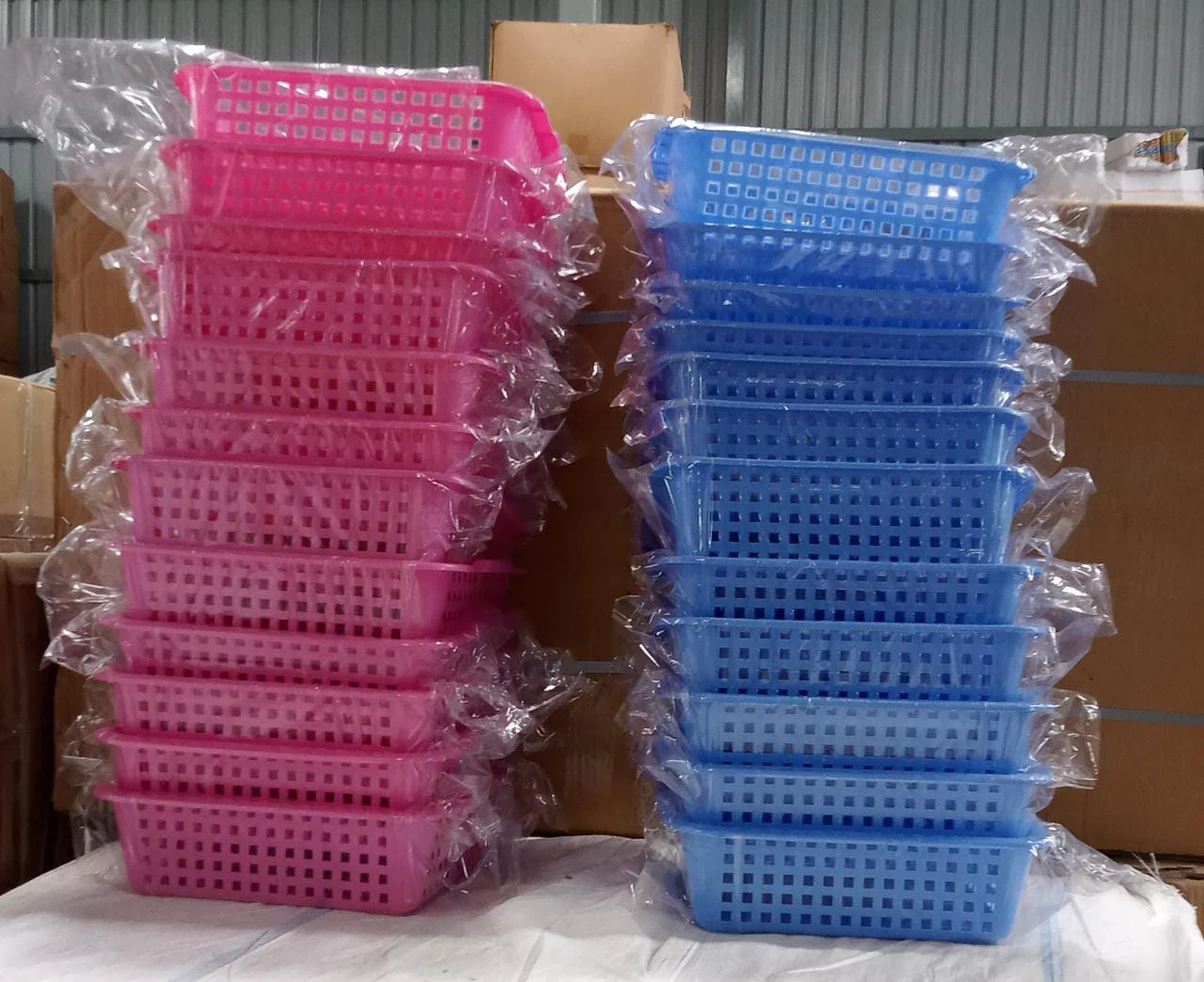 Plastic Small Size Cane Fruit Baskets - Image 5