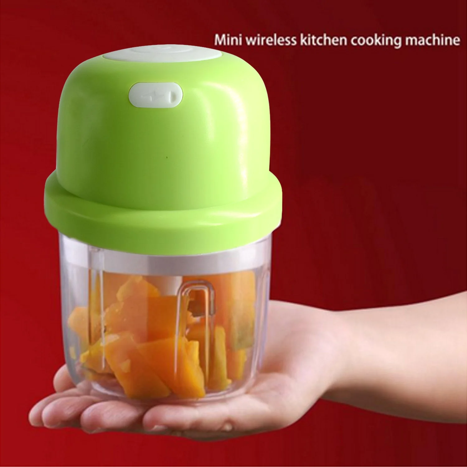 USB Rechargeable Electric Chopper Fruit Vegetable Onion Chopper Garlic Chopper - Image 8