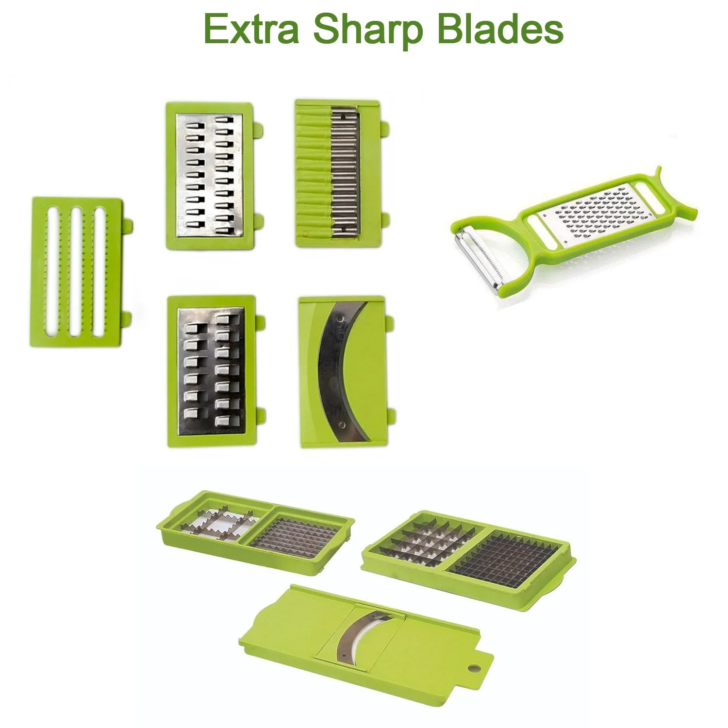 Plastic 13-in-1 Manual Vegetable Grater,Chipser and Slicer - Image 8